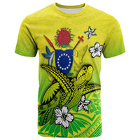 Custom Cook Islands T Shirt Loved Polynesian Turtle LT13 - Wonder Print Shop