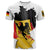 Custom Germany T Shirt Grunge Deutschland Map and Coat Of Arms LT13 - Wonder Print Shop