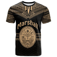 Custom Marshall Islands T Shirt Best Tattoo Version Golden LT13 - Wonder Print Shop