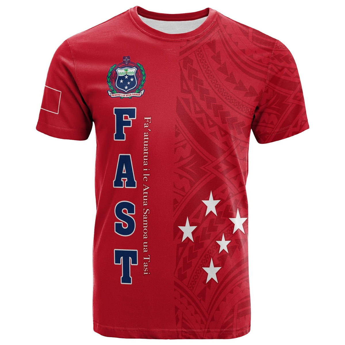 F.A.S.T Samoa T Shirt We Ready Polynesian Samoan LT13 - Wonder Print Shop