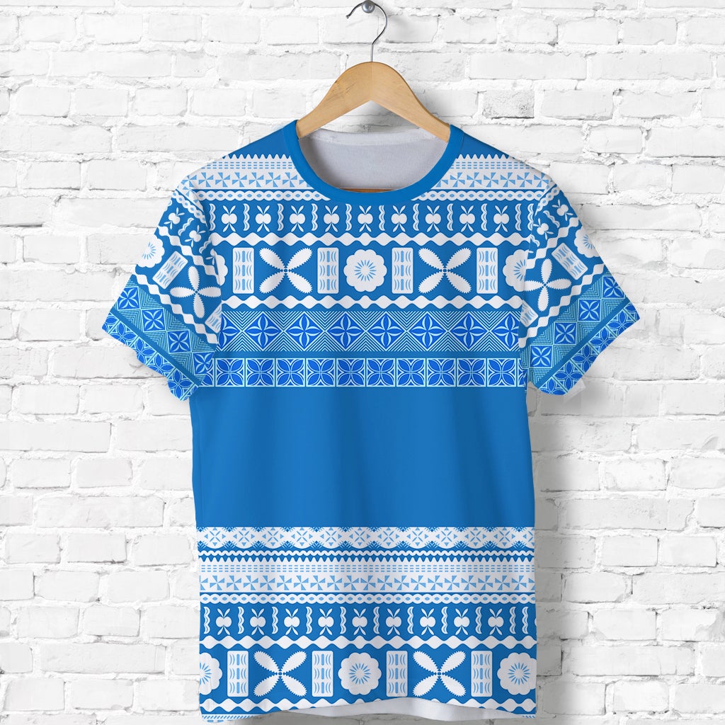 Custom Bula Fiji T Shirt Tapa Pattern LT13 - Wonder Print Shop