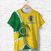 Cook Islands Rugby T Shirt Polynesian Turtle LT13 - Wonder Print Shop