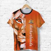 Netherlands T Shirt Style Lusty Dutch Lion LT13 - Wonder Print Shop