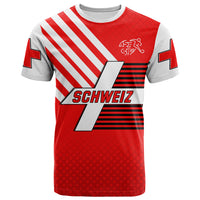 Switzerland FootbT Shirt Schweizer Pati Champion Sporty LT13 - Wonder Print Shop