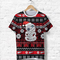 Custom New Zealand Hei Tiki Christmas T Shirt Maori Meri Kirihimete LT13 - Wonder Print Shop