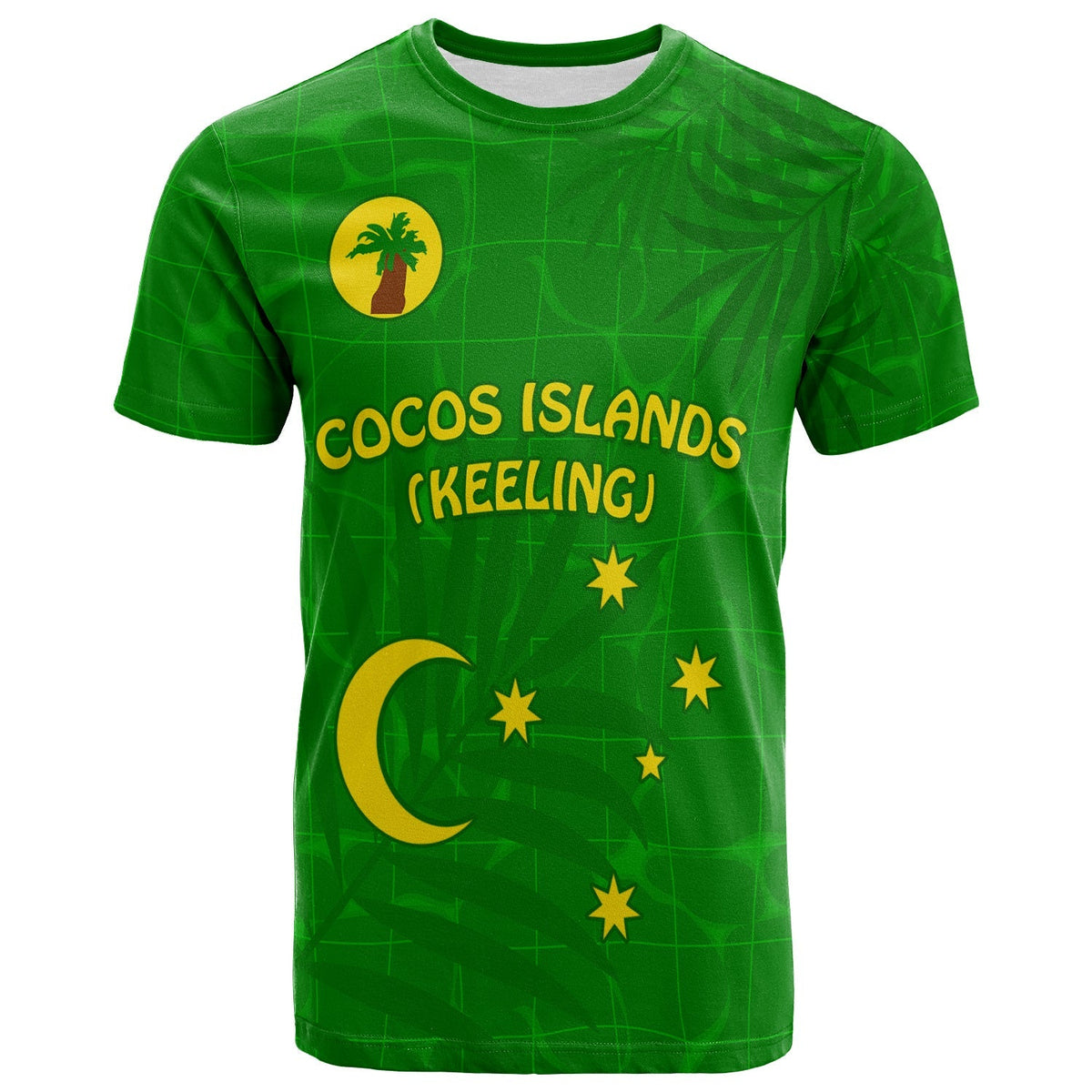 Custom Cocos (Keeling) Islands T Shirt Proud Flag Unique LT13 - Wonder Print Shop