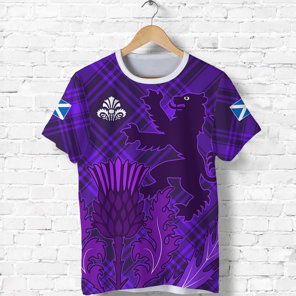 Scotland T Shirt Thistle Scottish Be Unique LT13 - Wonder Print Shop