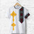 Custom Eritrea Tibeb T Shirt Eritrean Cross Mix Flag LT13 - Wonder Print Shop