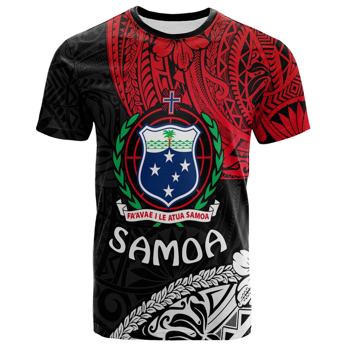 Samoa T Shirt Beloved Samoan Mix Polynesian Pattern LT13 - Wonder Print Shop