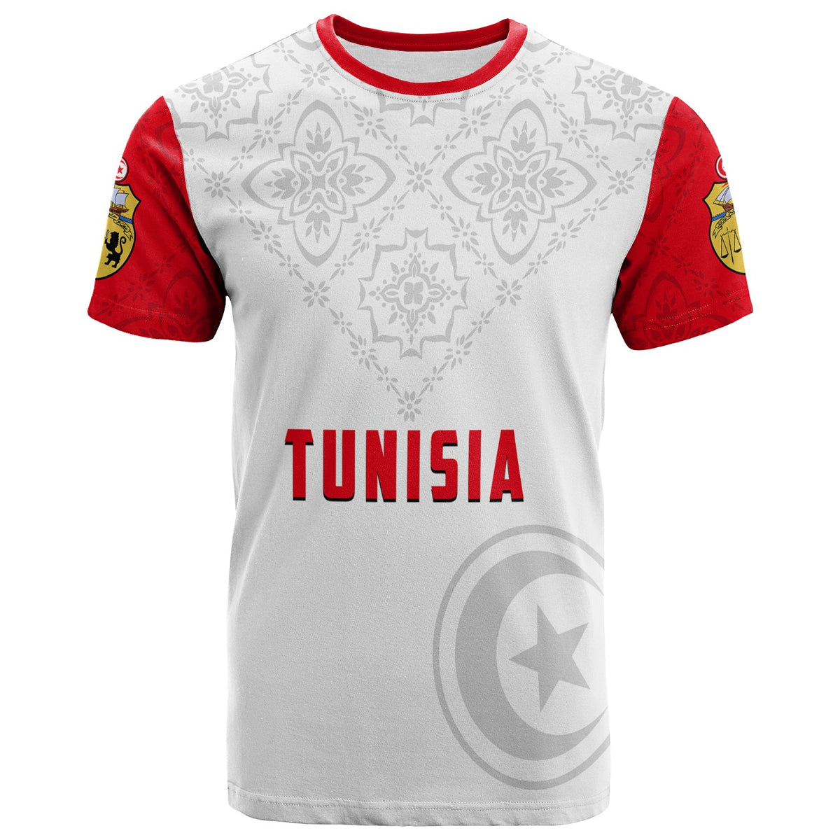 Tunisia T Shirt Tunisian Patterns Sporty Style LT13 - Wonder Print Shop