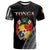 Tonga T Shirt Tongan Pattern Blithesome Version Black LT13 - Wonder Print Shop