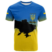 Custom Ukraine T Shirt With Map Stand With Ukraine LT6 - Wonder Print Shop
