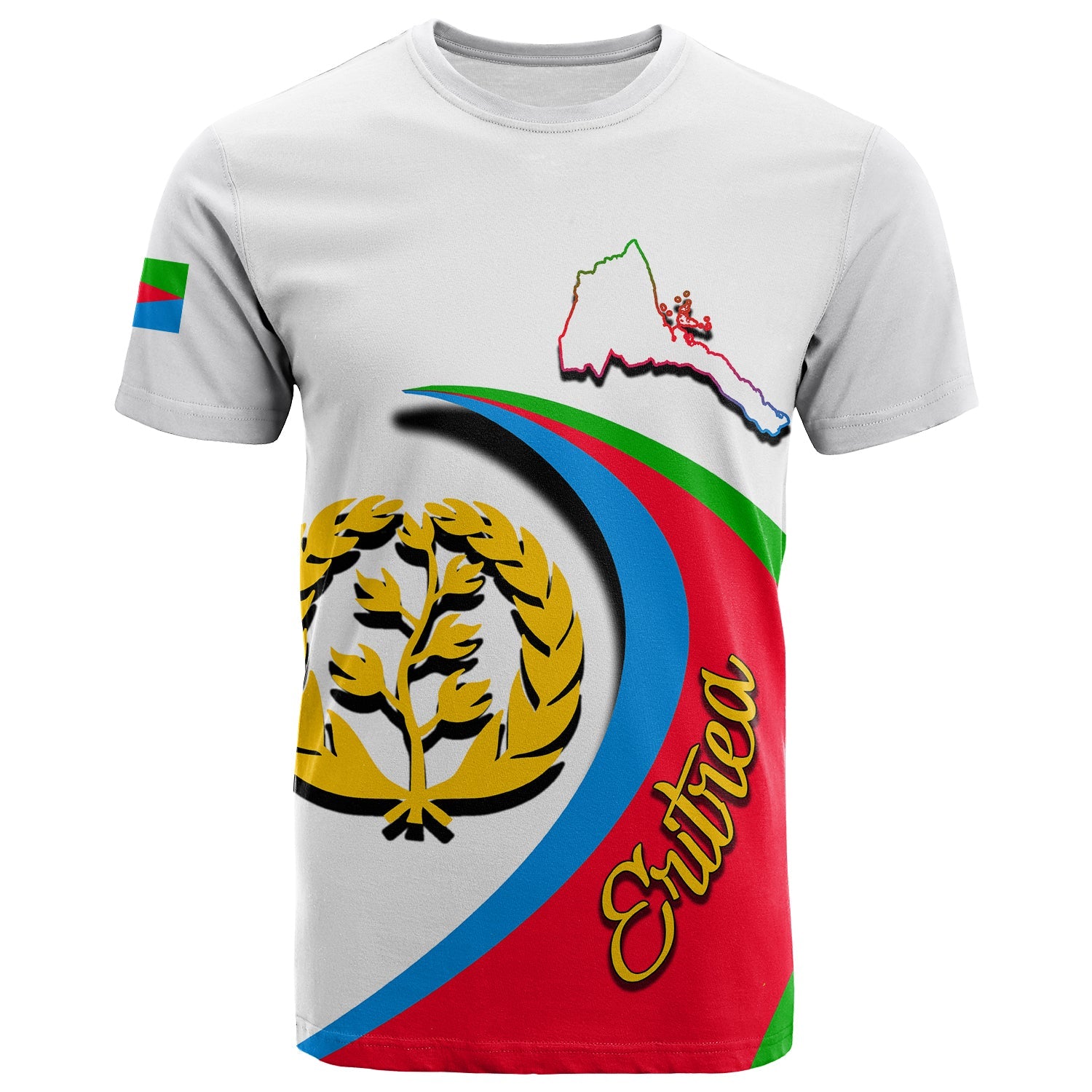 Custom Eritrea Lover T Shirt LT6 - Wonder Print Shop