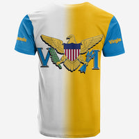 US Virgin Islands Coat Of Arms T Shirt Gradient Color Style No.2 LT6 - Wonder Print Shop