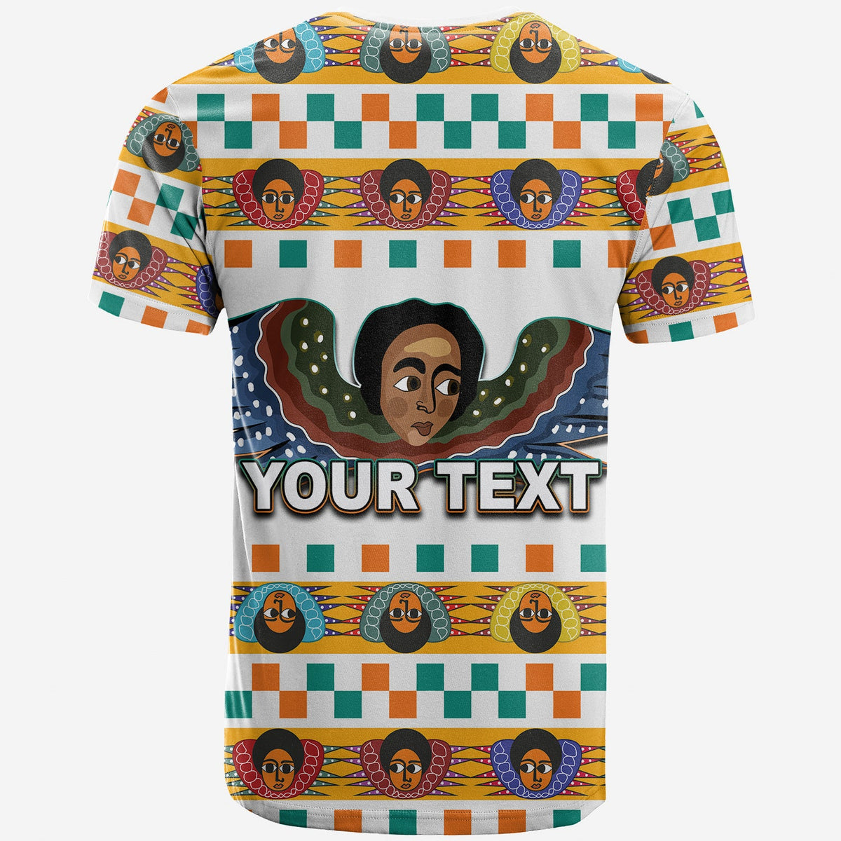 Custom Ethiopia T Shirt Ethiopian Church Angels White LT6 - Wonder Print Shop