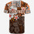 Custom Polynesian Hammerhead shark T Shirt Hawaii Style Orange LT6 - Wonder Print Shop