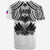 Haiti T Shirt Polynesian Neg Maron Custom White Style LT6 - Wonder Print Shop