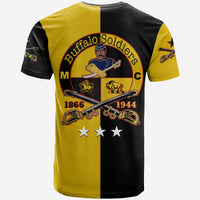 Buffalo Soldiers T Shirt Black Gold Style LT6 - Wonder Print Shop