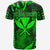 Custom Hawaii Kanaka Map T Shirt Green Style LT6 - Wonder Print Shop