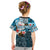 Custom Polynesian Hammerhead shark T Shirt KID Hawaii Style Blue LT6 - Wonder Print Shop