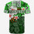 Custom Polynesian Hammerhead shark T Shirt Hawaii Style Green LT6 - Wonder Print Shop