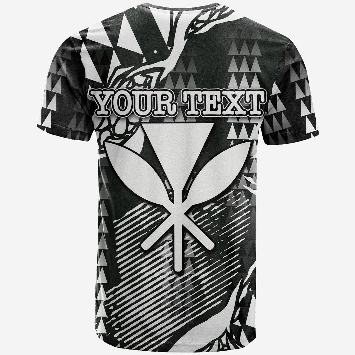 Custom Hawaii Kanaka Map T Shirt White Style LT6 - Wonder Print Shop