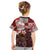 Custom Polynesian Hammerhead shark T Shirt KID Hawaii Style Red LT6 - Wonder Print Shop