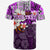 Custom Polynesian Hammerhead shark T Shirt Hawaii Style Purple LT6 - Wonder Print Shop