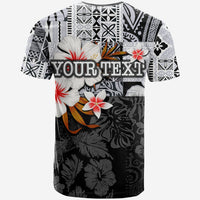 Custom Polynesian Hammerhead shark T Shirt Hawaii Style White LT6 - Wonder Print Shop