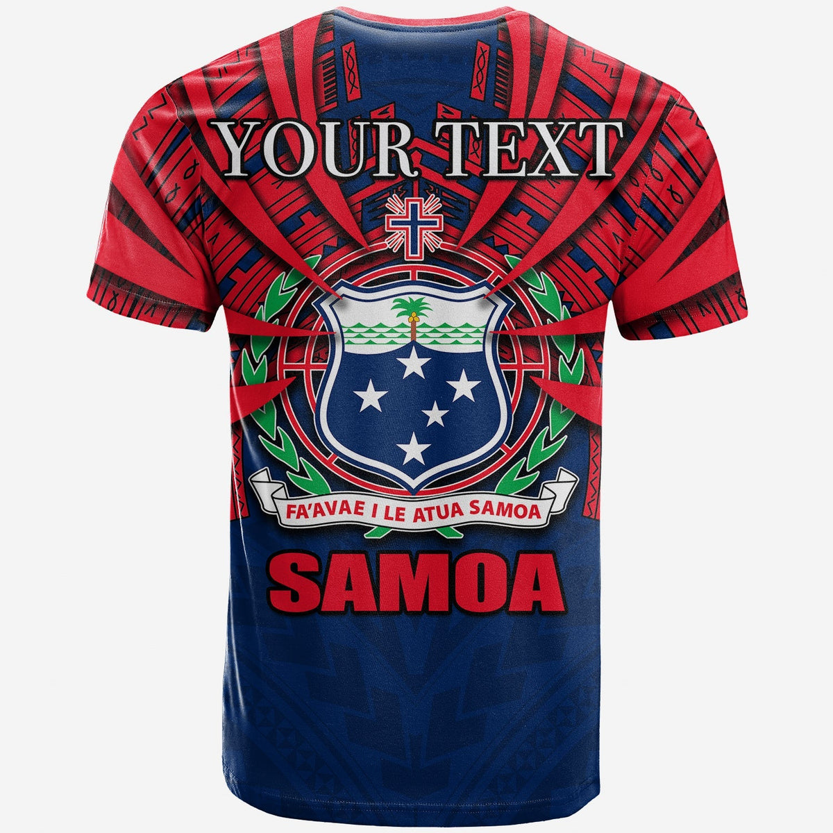 Custom F.A.S.T Samoa T Shirt Samoa Tattoo Style LT6 - Wonder Print Shop