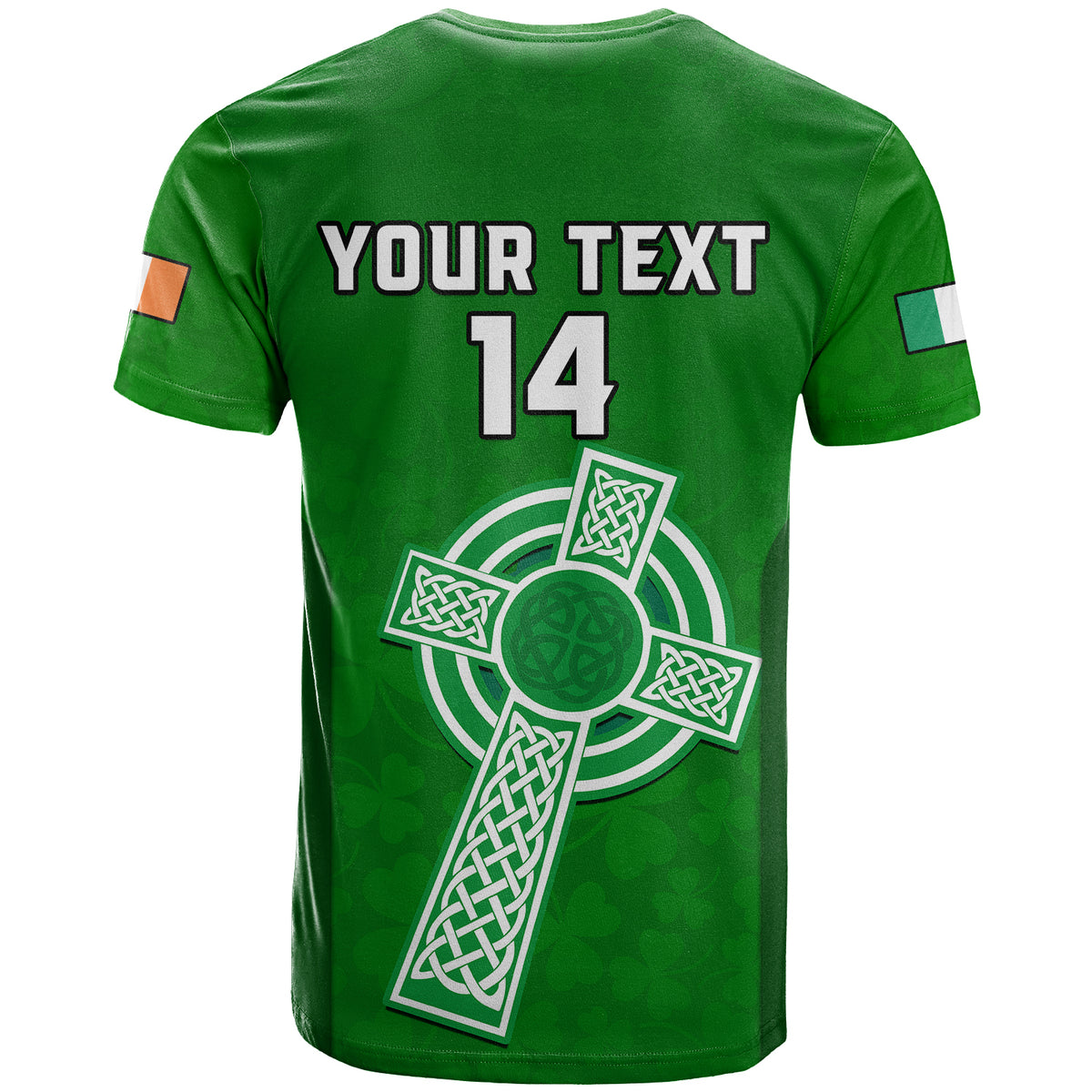 Custom Ireland Rugby Go Shamrocks T Shirt - Wonder Print Shop