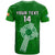 Custom Ireland Rugby Go Shamrocks T Shirt LT14
