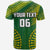 Custom Tailevu Fiji Rugby T Shirt LT6 - Wonder Print Shop