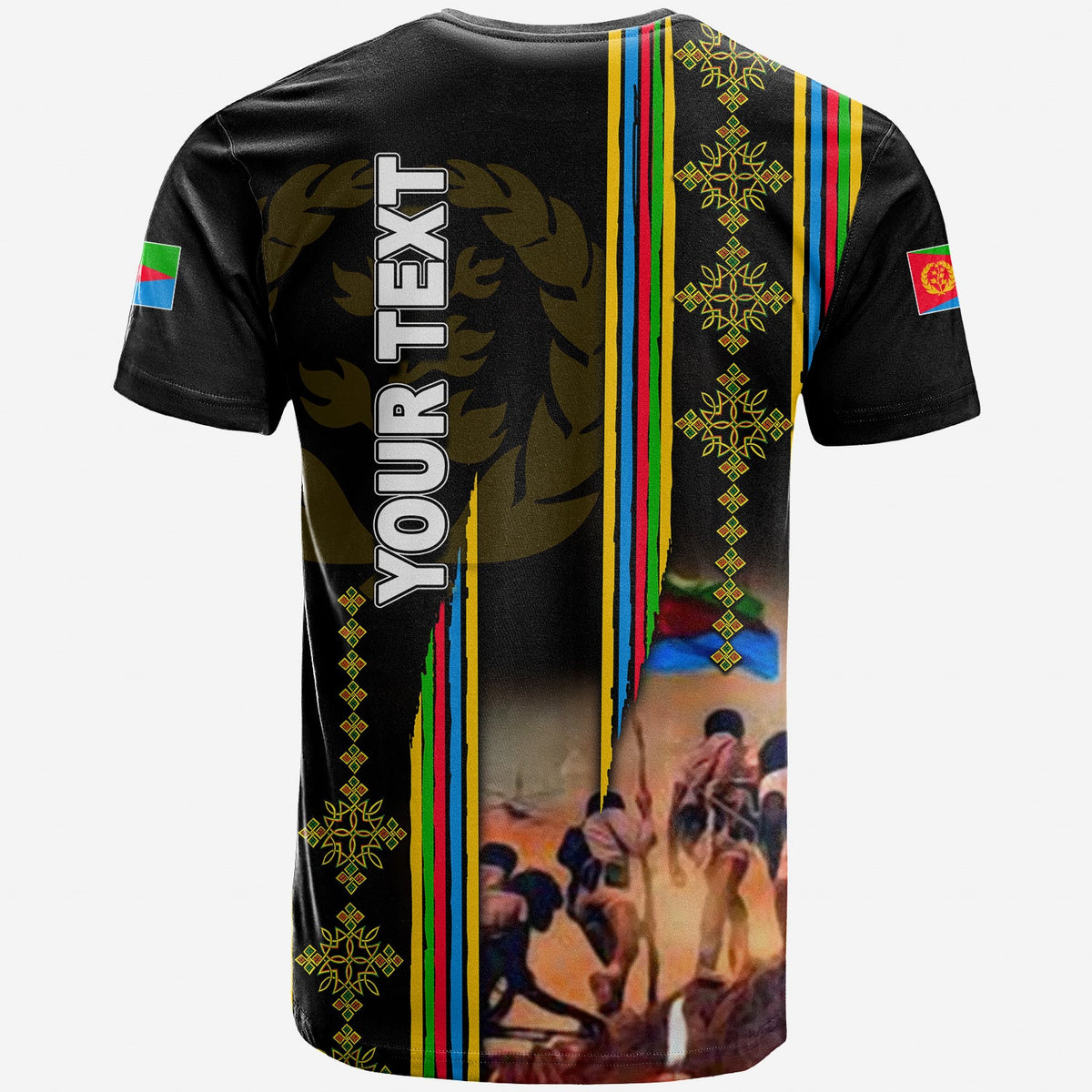 Custom Eritrea Martyrs Day T Shirt EPLF Mix Tilet LT6 - Wonder Print Shop
