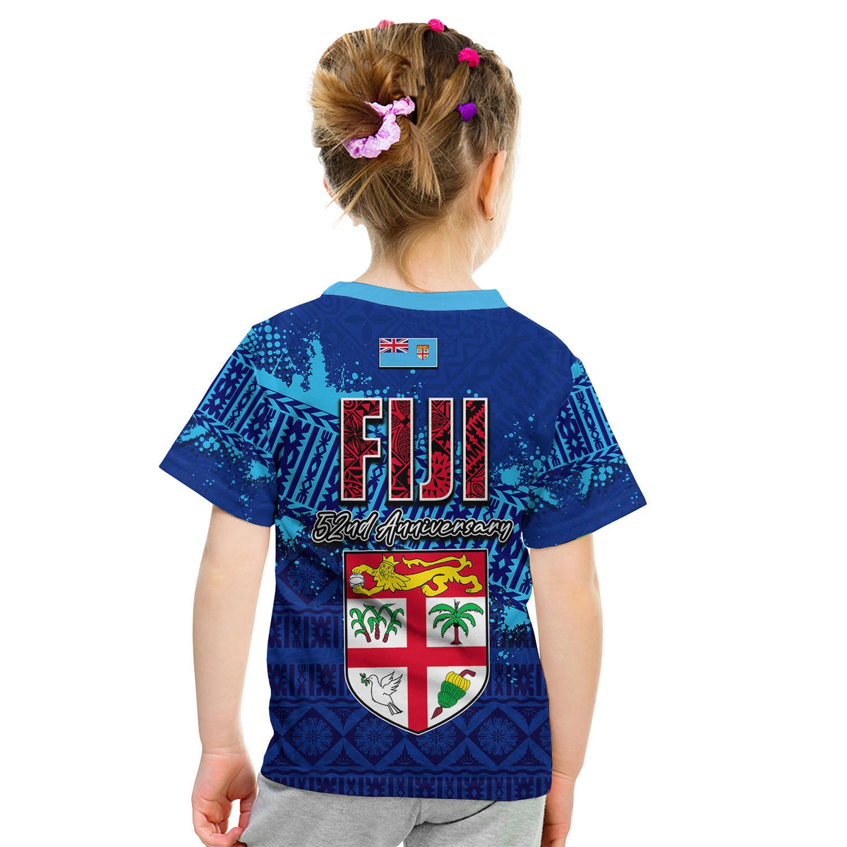 Fiji 52nd Annivesary T Shirt KID LT6 - Wonder Print Shop