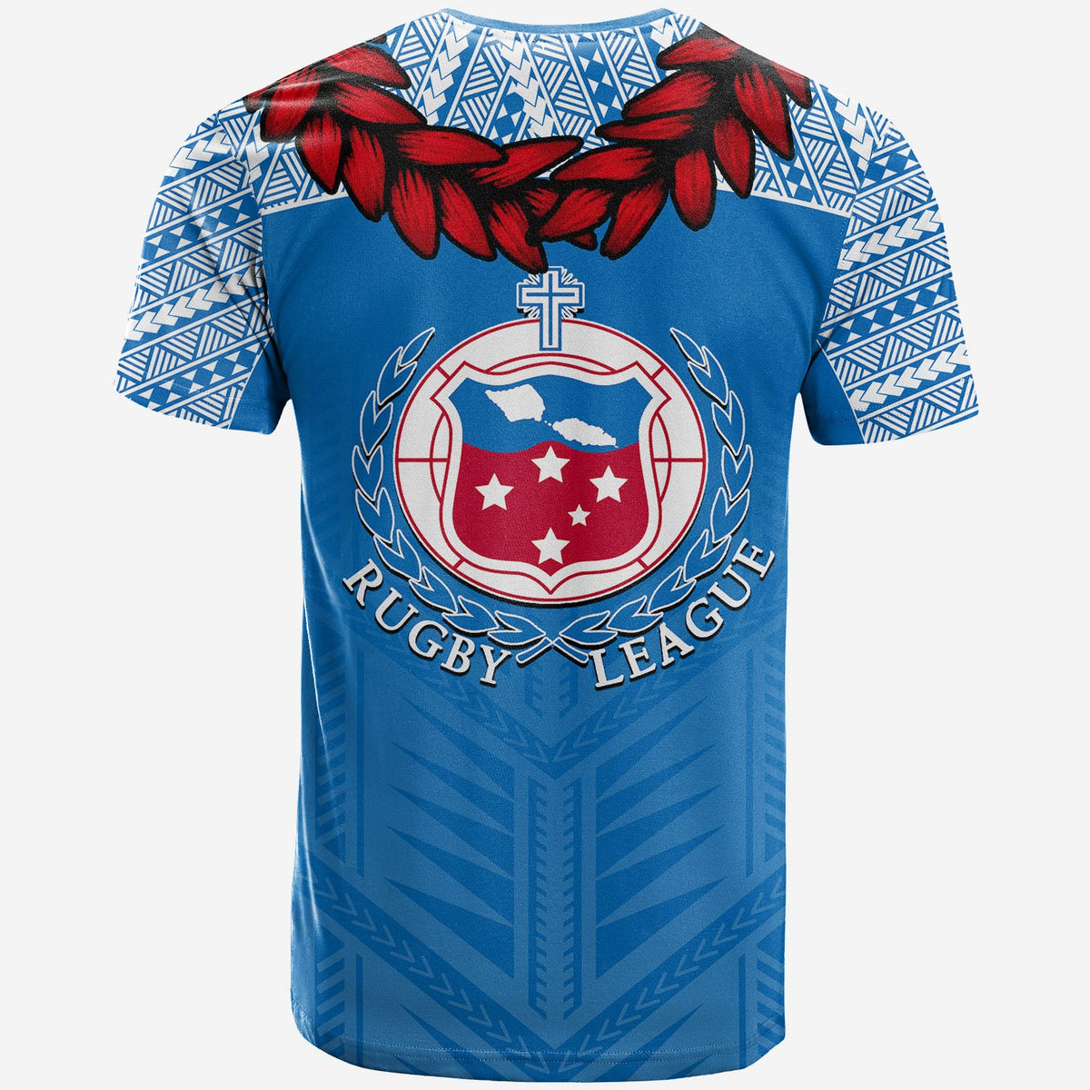 Toa Samoa Ula Fla Rugby T Shirt Blue Sky Jersey 2022 LT6 - Wonder Print Shop