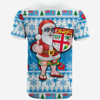 Fiji Christmas T Shirt Cool Santa Claus LT6 - Wonder Print Shop