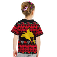 Papua New Guinea Christmas T Shirt KID LT6 - Wonder Print Shop