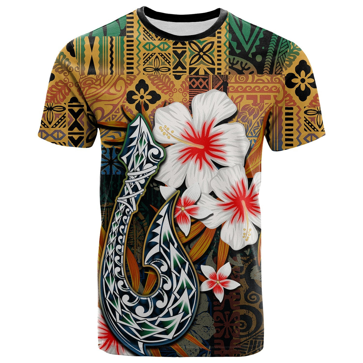 Custom Hawaii Fish Hook T Shirt Style LT6 - Wonder Print Shop