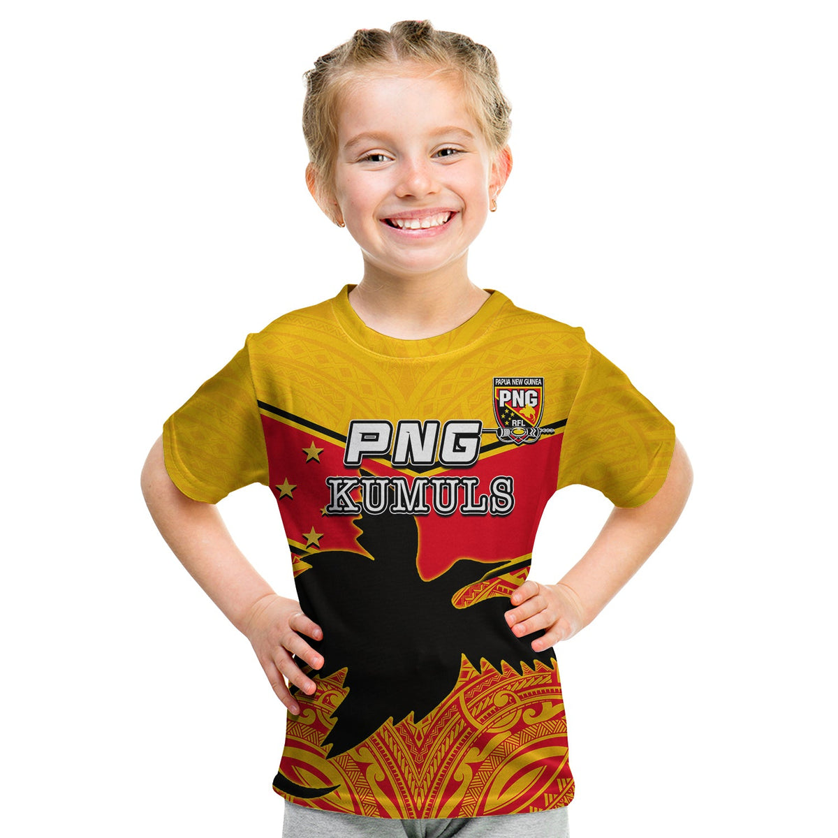 Custom Personalised And Number PNG The Kumuls T Shirt KID LT6 - Wonder Print Shop