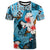 Custom Polynesian Hammerhead shark T Shirt Hawaii Style Blue LT6 - Wonder Print Shop