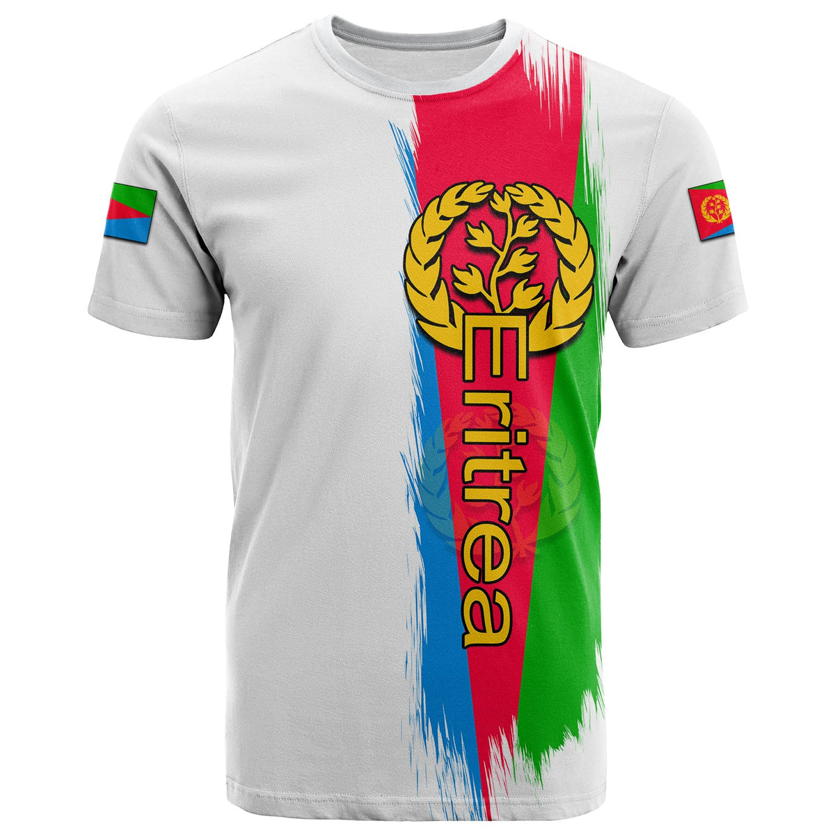 Custom Eritrea T Shirt White Style LT6 - Wonder Print Shop