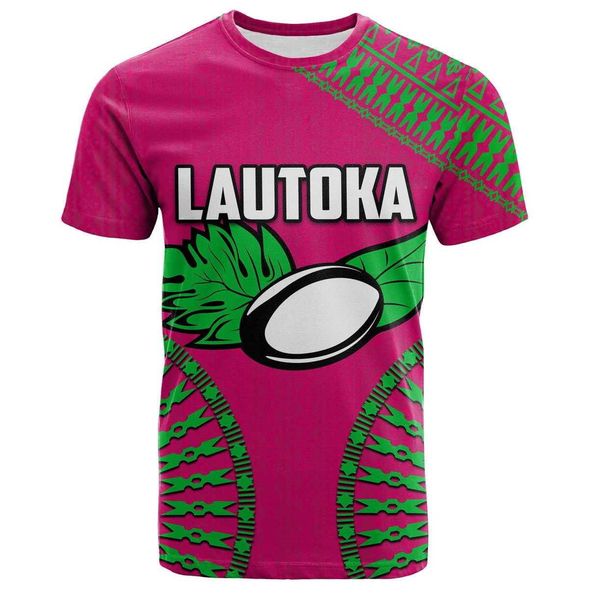 Custom Lautoka Fiji Rugby T Shirt LT6 - Wonder Print Shop