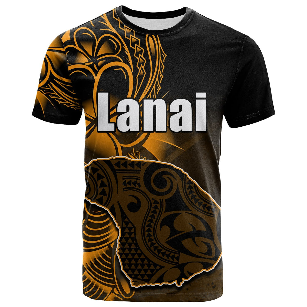 Custom Hawaiian Islands T Shirt Lanai LT6 - Wonder Print Shop