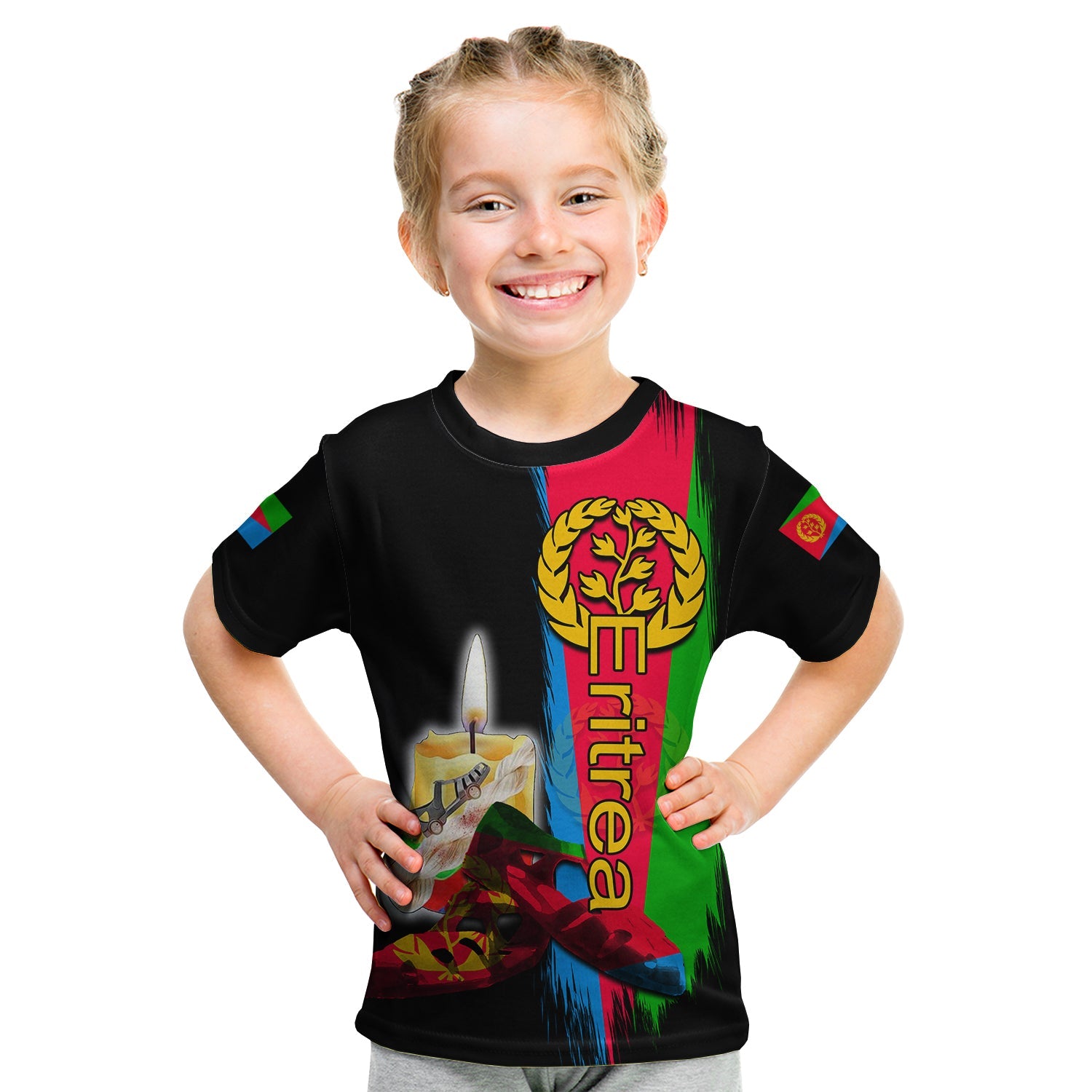 Eritrea Martyrs Day T Shirt KID In Memory Black Style LT6 - Wonder Print Shop