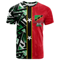 Custom Saint Kitts and Nevis T Shirt Sport Style LT6 - Wonder Print Shop