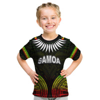 Custom Personalised Samoa Ula Nifo Tribal T Shirt KID Reggage Style LT6 - Wonder Print Shop