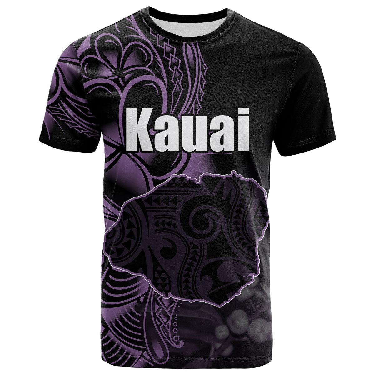Custom Hawaiian Islands T Shirt Kauai LT6 - Wonder Print Shop