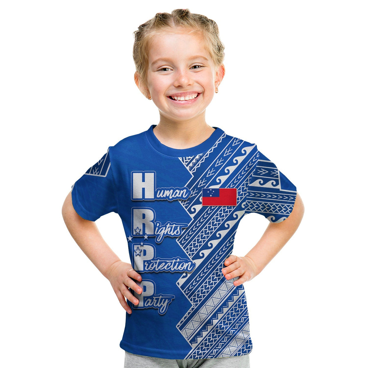 HRPP Samoa T Shirt KID Half Style LT6 - Wonder Print Shop