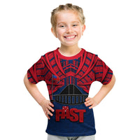 Custom F.A.S.T Samoa T Shirt KID Samoa Tattoo Style LT6 - Wonder Print Shop